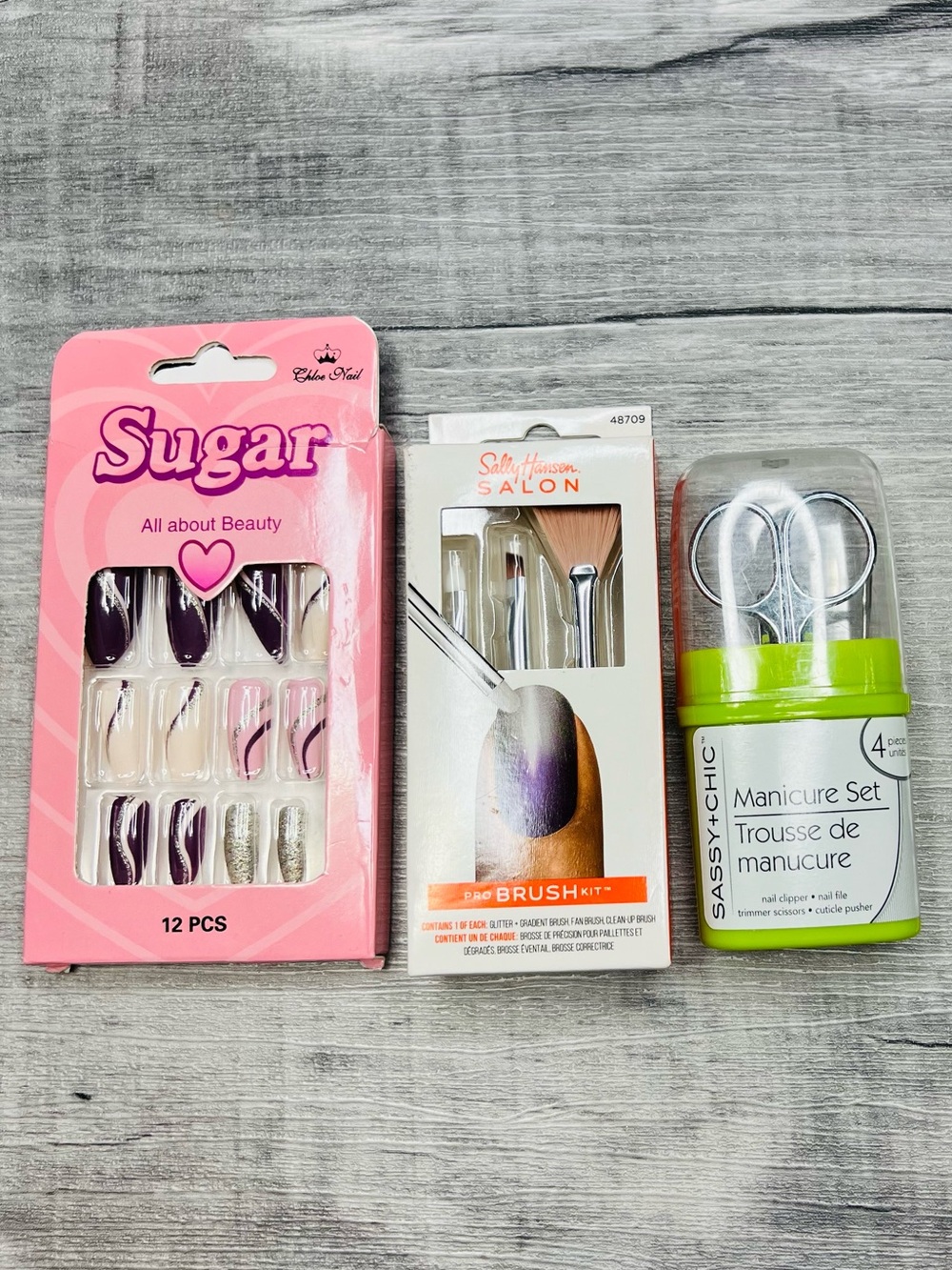 🆕 NWB Nail Tools & Press on Bundle Lot Makeup Skincare Healthcare Design Art
